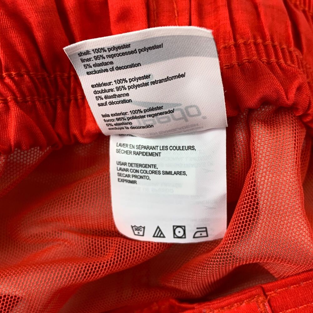 Speedo Mens Barrier Beach Bondi Stretch 20" Board Shorts Swim Trunks Orange S - Picture 4 of 4